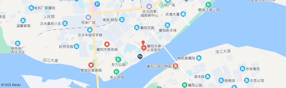 襄阳解放路西市一医院_公交站地图_襄阳公交_妙搜公交查询2024