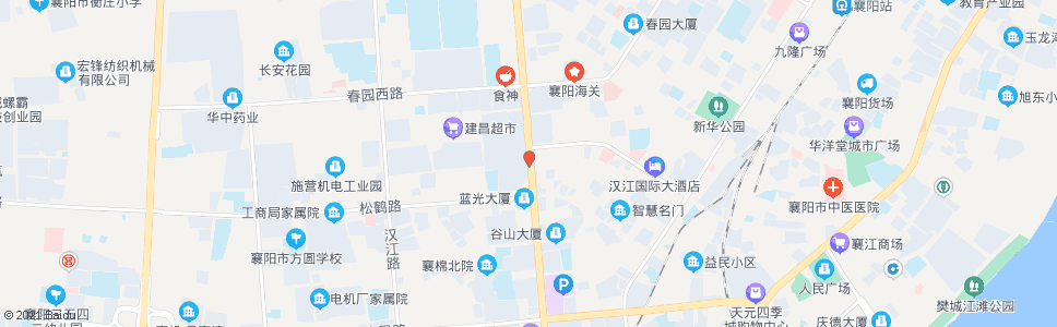 襄阳长虹路毛纺小区(百姓装饰)_公交站地图_襄阳公交_妙搜公交查询2024