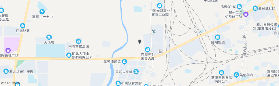 襄阳春园路云湾路口(华中光彩大市场)_公交站地图_襄阳公交_妙搜公交查询2024