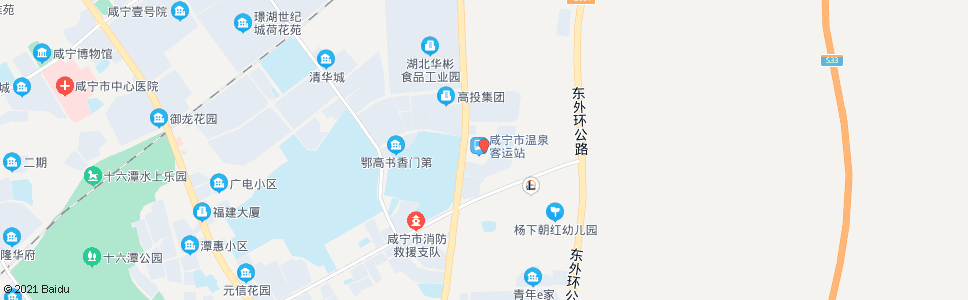 咸宁市客运中心_公交站地图_咸宁公交_妙搜公交查询2024