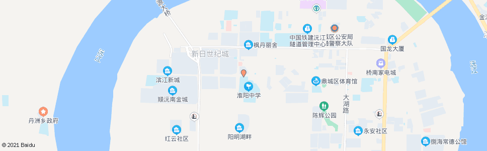 常德淮阳中学_公交站地图_常德公交_妙搜公交查询2024