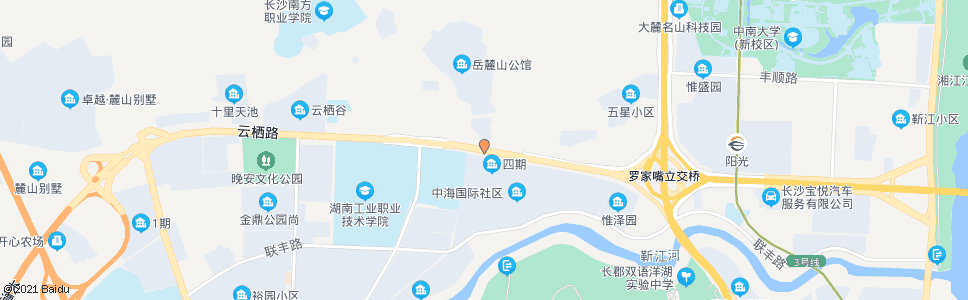 长沙伍星村_公交站地图_长沙公交_妙搜公交查询2024