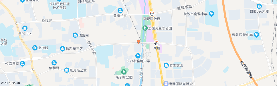 长沙木莲路新河路口_公交站地图_长沙公交_妙搜公交查询2024