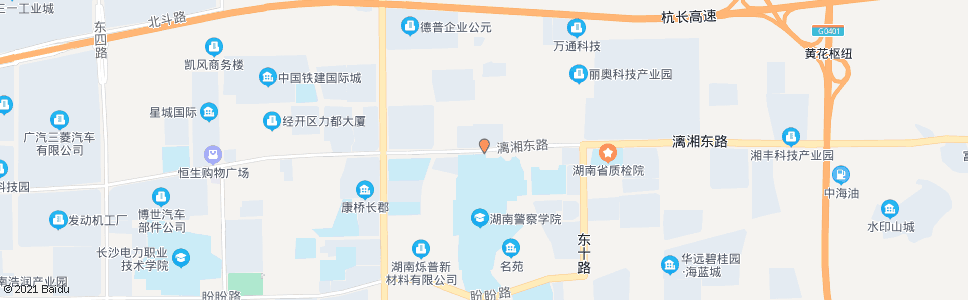 长沙警校北门_公交站地图_长沙公交_妙搜公交查询2024