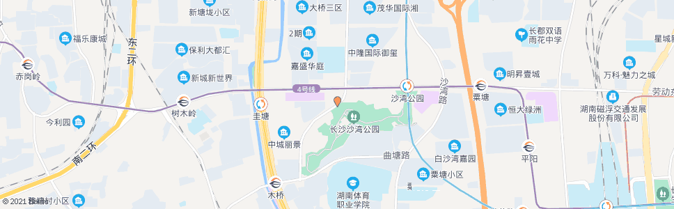 长沙古曲路劳动路口_公交站地图_长沙公交_妙搜公交查询2024