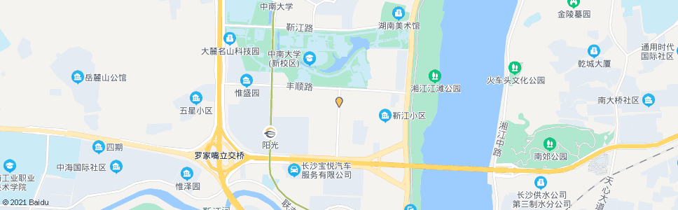 长沙黄鹤村_公交站地图_长沙公交_妙搜公交查询2024