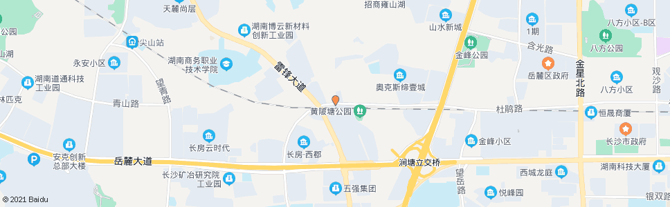 长沙杜鹃路雷锋大道口_公交站地图_长沙公交_妙搜公交查询2024