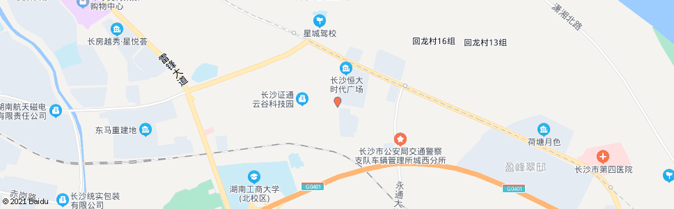 长沙振兴路口_公交站地图_长沙公交_妙搜公交查询2024