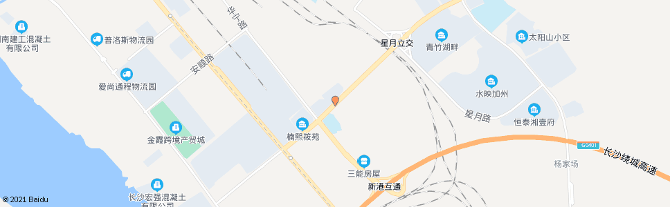 长沙植基村_公交站地图_长沙公交_妙搜公交查询2024