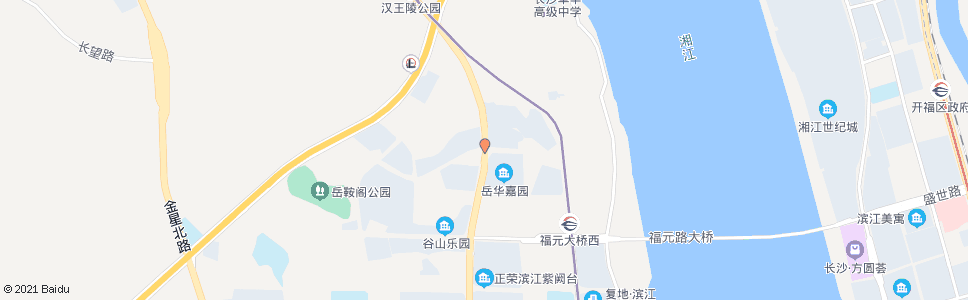 长沙银杉路北津城路口_公交站地图_长沙公交_妙搜公交查询2024