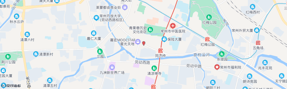 常州吊桥路晋陵中路_公交站地图_常州公交_妙搜公交查询2024