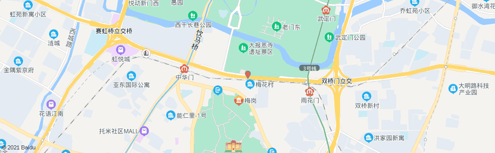 南京梅花村_公交站地图_南京公交_妙搜公交查询2024