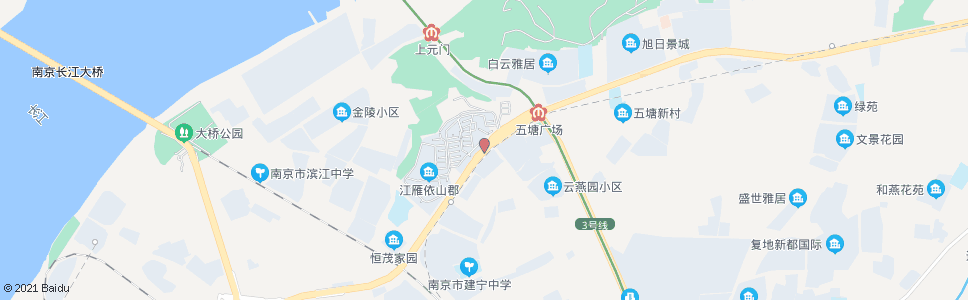 南京幕府新村_公交站地图_南京公交_妙搜公交查询2024