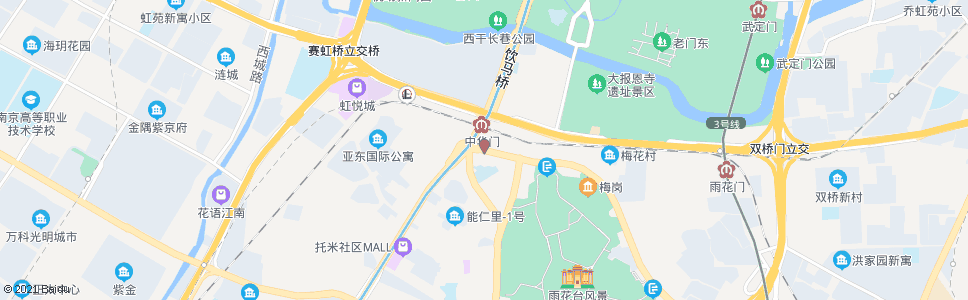 南京雨花西路北站_公交站地图_南京公交_妙搜公交查询2024