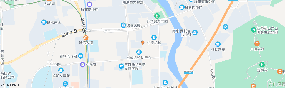 南京殷富街诚信大道_公交站地图_南京公交_妙搜公交查询2024