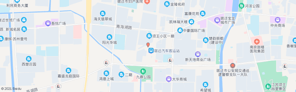 宿迁宿迁汽车客运站北门_公交站地图_宿迁公交_妙搜公交查询2024