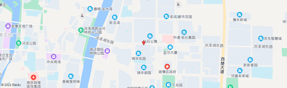 宿迁锦华名园_公交站地图_宿迁公交_妙搜公交查询2024