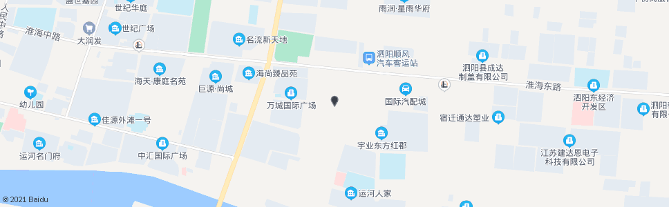 宿迁装饰城_公交站地图_宿迁公交_妙搜公交查询2024