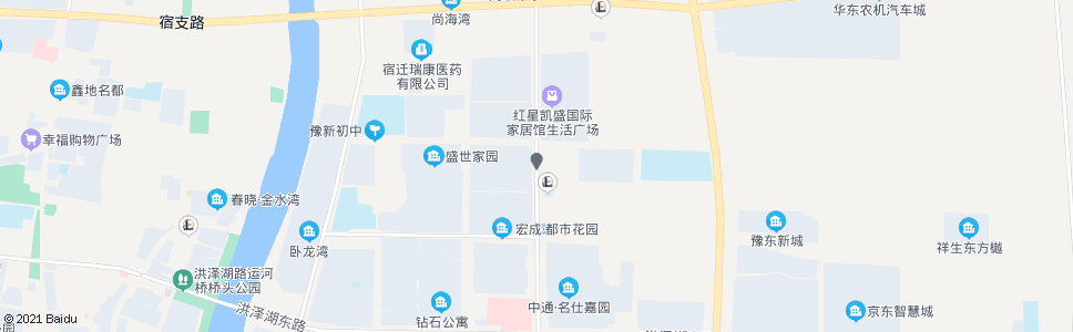 宿迁宿迁汽车客运东站_公交站地图_宿迁公交_妙搜公交查询2024