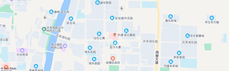 宿迁中医院_公交站地图_宿迁公交_妙搜公交查询2024