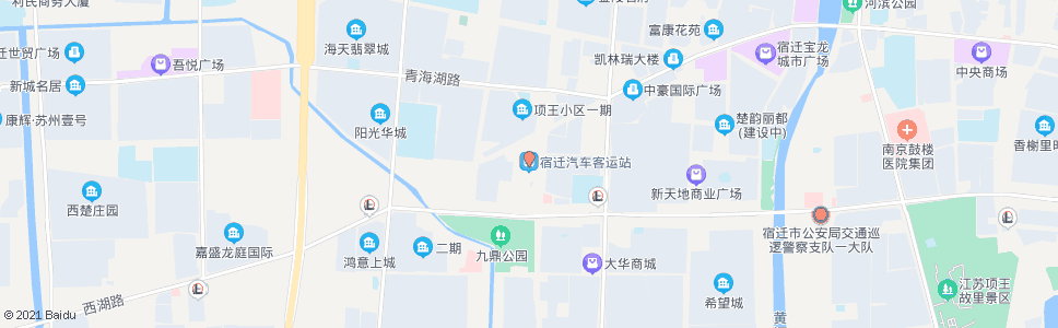 宿迁新车站_公交站地图_宿迁公交_妙搜公交查询2024