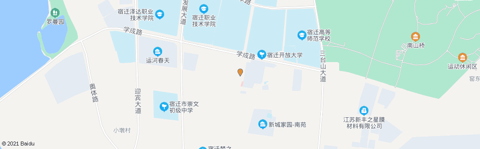 宿迁学府人家_公交站地图_宿迁公交_妙搜公交查询2024