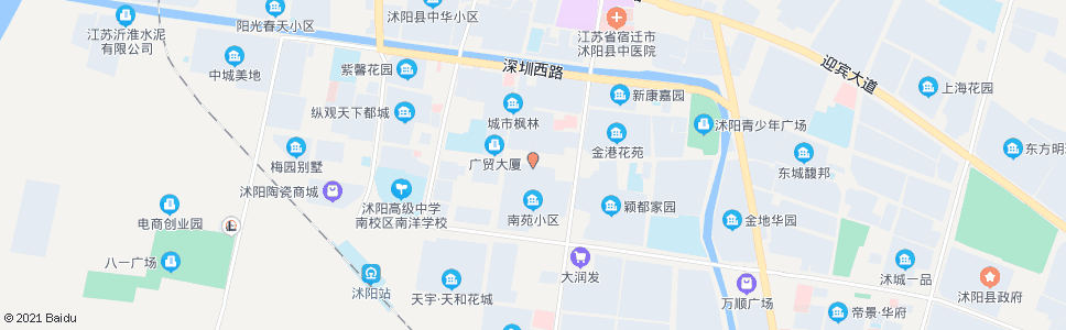 宿迁南苑小区北门_公交站地图_宿迁公交_妙搜公交查询2024