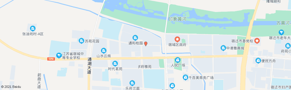 宿迁通和桂园_公交站地图_宿迁公交_妙搜公交查询2024