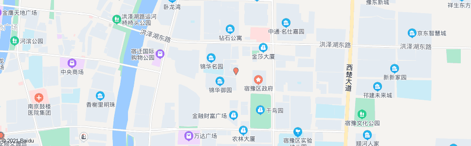 宿迁珠江路派出所_公交站地图_宿迁公交_妙搜公交查询2024