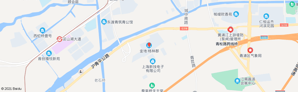 苏州沪青平公路漕盈路(金地格林郡)_公交站地图_苏州公交_妙搜公交查询2024