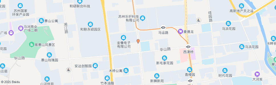 苏州珠江路马运路南_公交站地图_苏州公交_妙搜公交查询2024