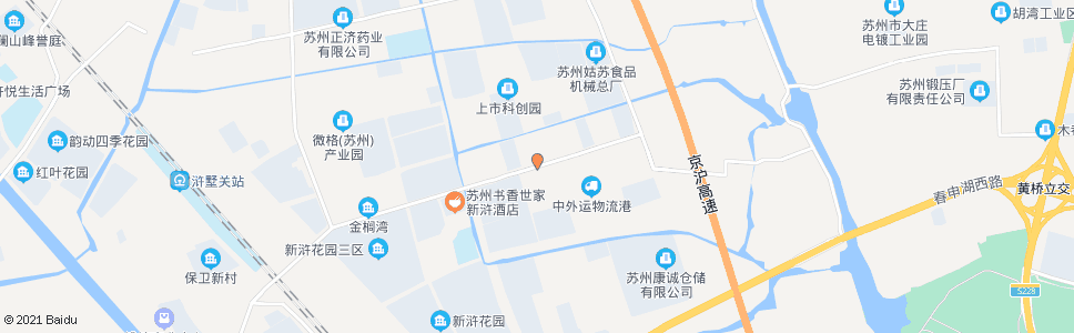 苏州浒杨路青莲路西_公交站地图_苏州公交_妙搜公交查询2024