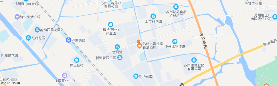 苏州浒杨路安杨路西_公交站地图_苏州公交_妙搜公交查询2024