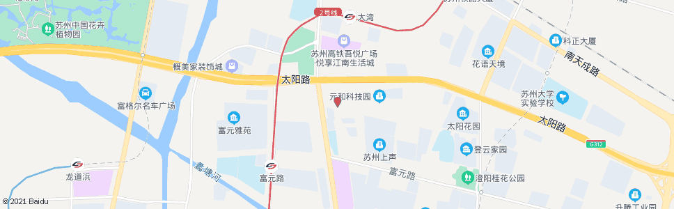 苏州如元路相城大道东_公交站地图_苏州公交_妙搜公交查询2024