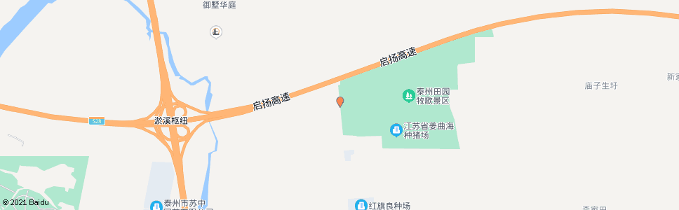 泰州省农业开发区畜牧科技示范园_公交站地图_泰州公交_妙搜公交查询2024