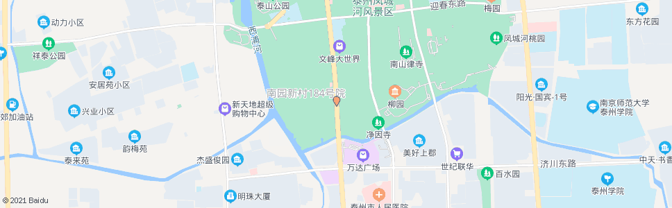 泰州梅兰芳剧院_公交站地图_泰州公交_妙搜公交查询2024