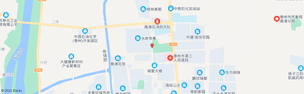 泰州水岸帝景_公交站地图_泰州公交_妙搜公交查询2024