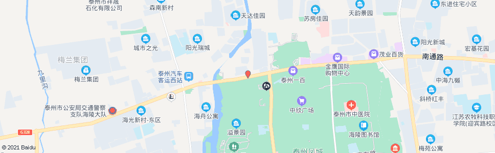 泰州单声文物馆_公交站地图_泰州公交_妙搜公交查询2024