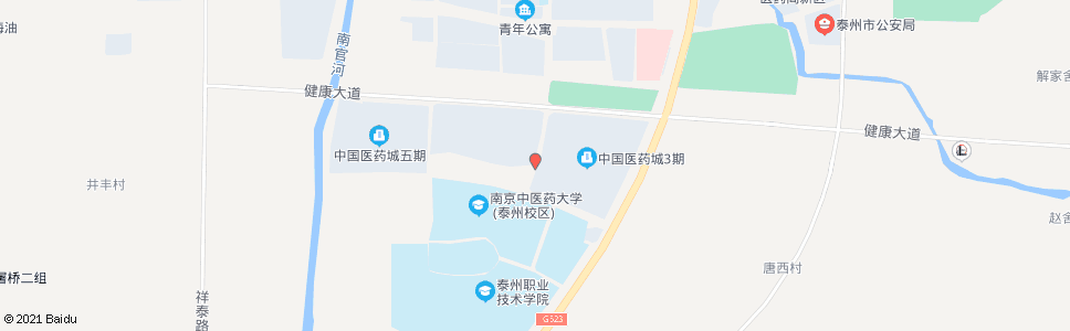 泰州翰林学院住宿区_公交站地图_泰州公交_妙搜公交查询2024