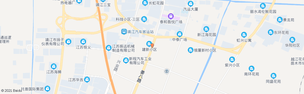 泰州华侨新村_公交站地图_泰州公交_妙搜公交查询2024