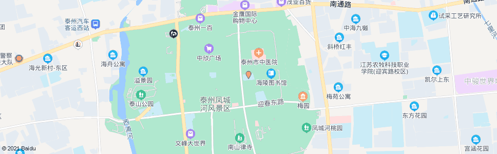 泰州鼓楼路小学_公交站地图_泰州公交_妙搜公交查询2024