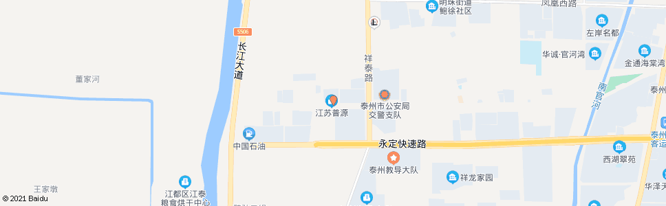 泰州鲍徐路_公交站地图_泰州公交_妙搜公交查询2024