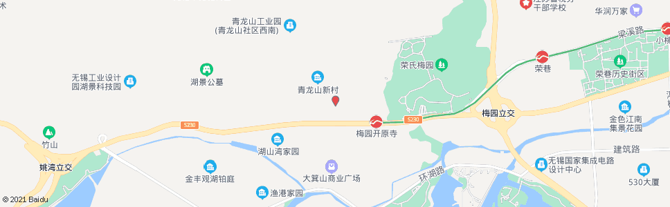 无锡环太湖公路(青龙山路)_公交站地图_无锡公交_妙搜公交查询2024