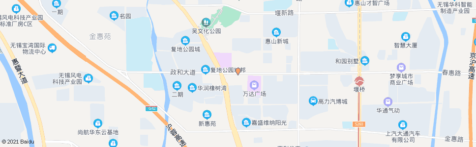 无锡惠山区市民广场_公交站地图_无锡公交_妙搜公交查询2024