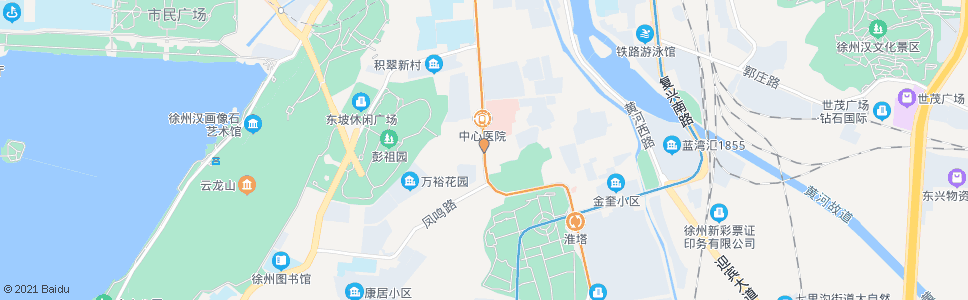 徐州市四院_公交站地图_徐州公交_妙搜公交查询2024