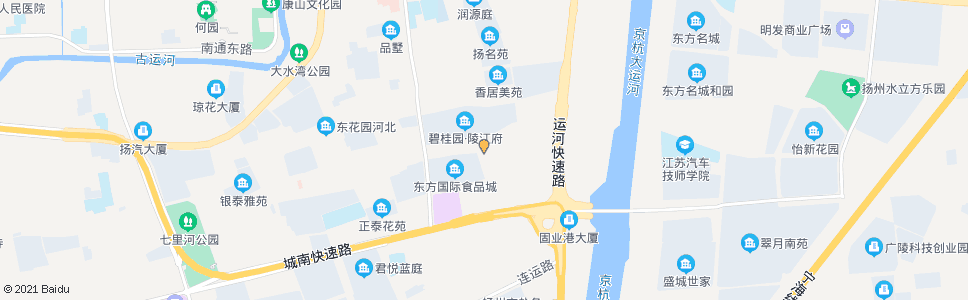 扬州通运商贸城(工业品市场)_公交站地图_扬州公交_妙搜公交查询2024