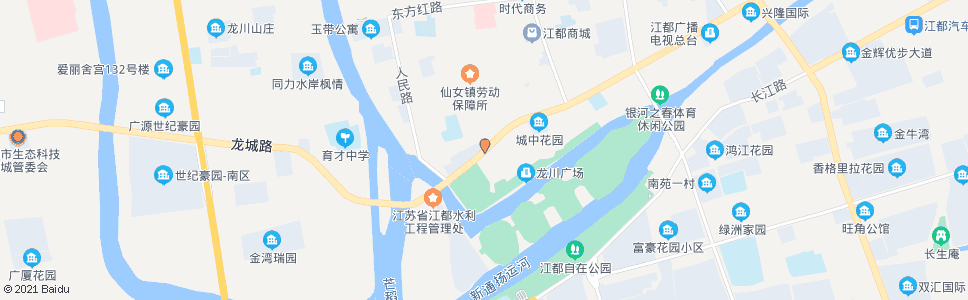 扬州龙川广场_公交站地图_扬州公交_妙搜公交查询2024