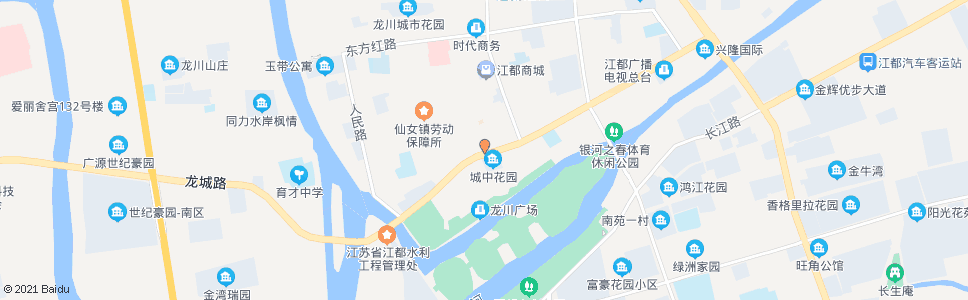 扬州九龙副食品市场_公交站地图_扬州公交_妙搜公交查询2024