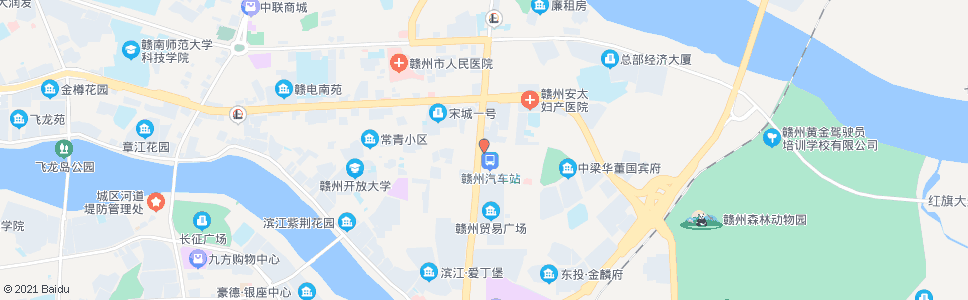 赣州新闻中心(华兴肛肠医院)_公交站地图_赣州公交_妙搜公交查询2024