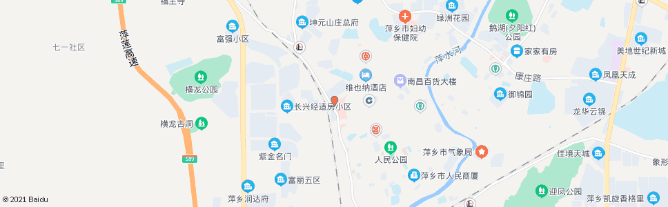 萍乡湘雅萍矿医院_公交站地图_萍乡公交_妙搜公交查询2024